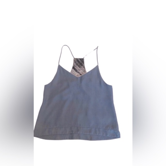 Lululemon Wake & Flow Blue Denim Tensel Cami Tank Top Size 6 - Picture 3 of 7